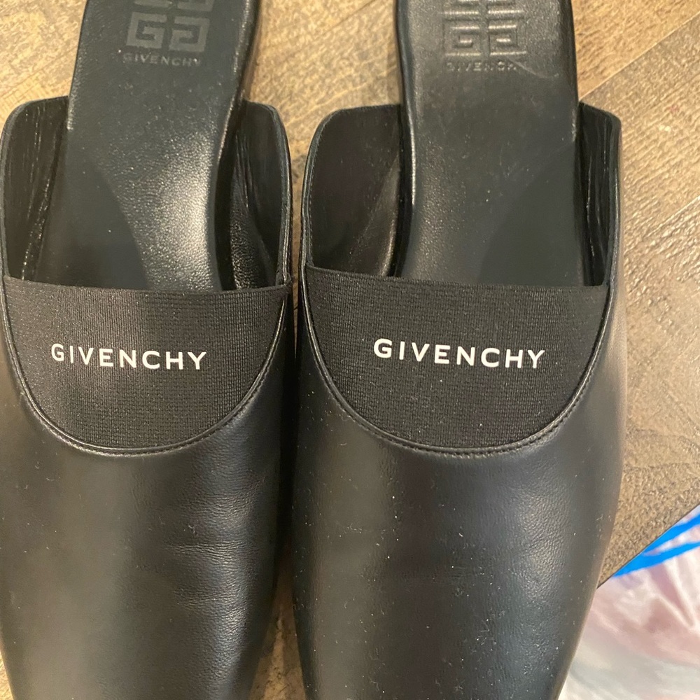 Givenchy Black Slip-On Mules - Picture 7 of 12